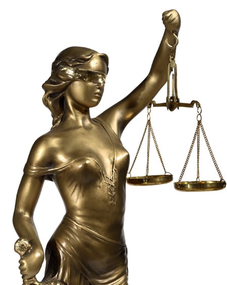 Scales of Justice Lady